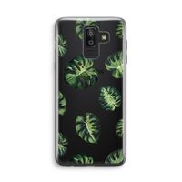 Tropische bladeren: Samsung Galaxy J8 (2018) Transparant Hoesje