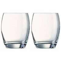 Whisky glazen - 6x - Malea serie - transparant - 300 ml   - - thumbnail