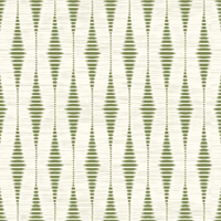 Mosgroene rabaul ikat geometrisch behang