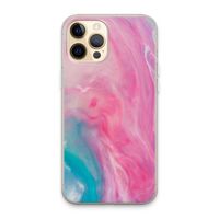 Roze explosie: iPhone 13 Pro Max Transparant Hoesje
