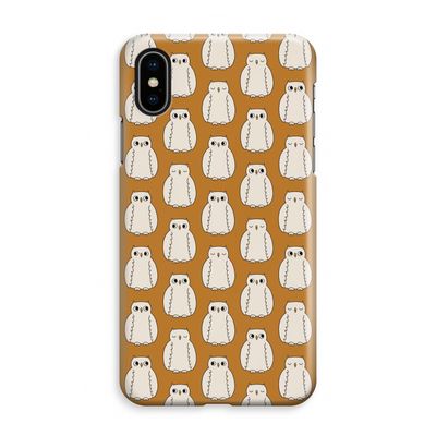 Uilen: iPhone XS Max Volledig Geprint Hoesje
