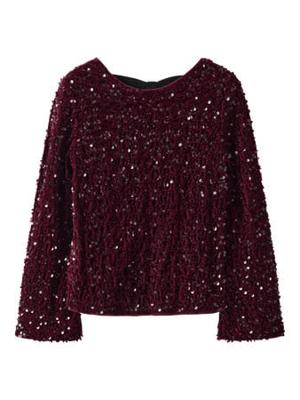 Name it winter blouse meisjes - paars - regular fit - NkfRusitta