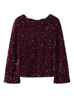 Name it winter blouse meisjes - paars - regular fit - NkfRusitta