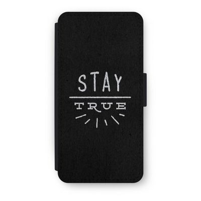 Stay true: iPhone 7 Flip Hoesje