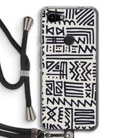 Marrakech print: Pixel 3a Transparant Hoesje met koord