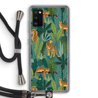 Luipaard 2: Samsung Galaxy A41 Transparant Hoesje met koord
