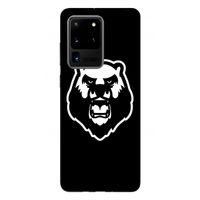 Angry Bear (black): Samsung Galaxy S20 Ultra Tough Case