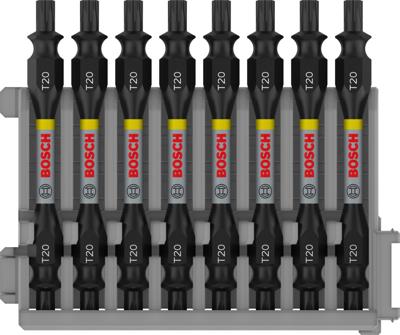 Bosch Accessoires Schroefbit tweezijdig Impact Control T20, 65 mm 8x - 2608522339