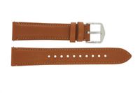 Horlogeband Fossil FTW6007 Leder Cognac 18mm