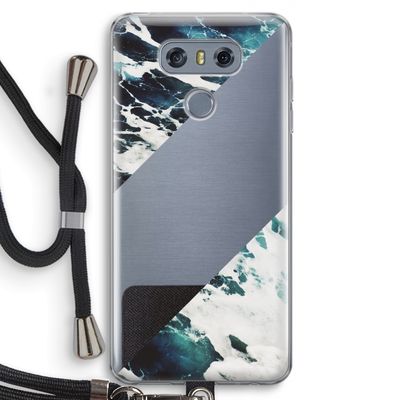Golven: LG G6 Transparant Hoesje met koord