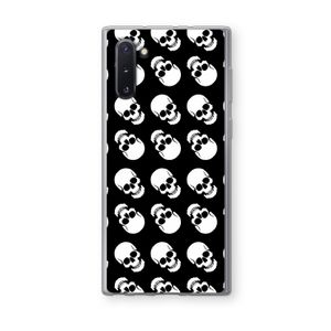 Musketon Skulls: Samsung Galaxy Note 10 Transparant Hoesje