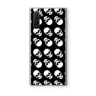 Musketon Skulls: Samsung Galaxy Note 10 Transparant Hoesje
