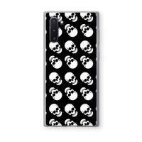 Musketon Skulls: Samsung Galaxy Note 10 Transparant Hoesje
