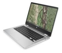 HP Chromebook x360 14b-cb0960nd N6000 35,6 cm (14") Touchscreen Full HD Intel® Pentium® Silver 4 GB LPDDR4x-SDRAM 64 GB eMMC Wi-Fi 5 (802.11ac) Chrome OS Zilver - thumbnail