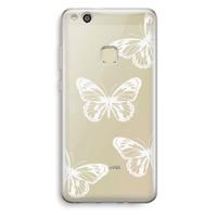 White butterfly: Huawei Ascend P10 Lite Transparant Hoesje