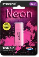 Integral Neon USB 3.0 stick, 32 GB, roze