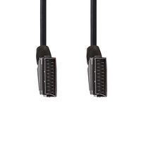 Nedis SCART-Kabel | SCART Male naar SCART Male | 2 m | 1 stuks - CVGB31000BK20 CVGB31000BK20 - thumbnail