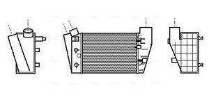 Intercooler, inlaatluchtkoeler AIA4188