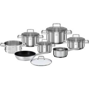 Rösle Keuken Moments Pannenset inclusief Stomer Set van 8 Stuks