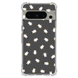 Doorzichtige Silicone Hoesje voor Google Pixel 8 Pro Pinguïn