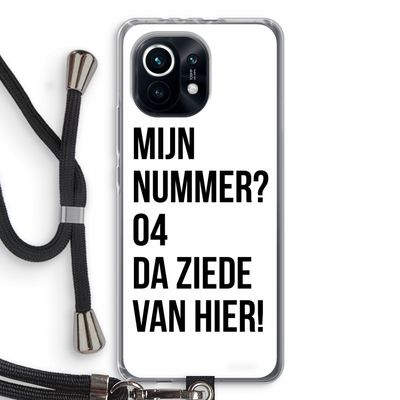 Da ziede van hier: Xiaomi Mi 11 Transparant Hoesje met koord