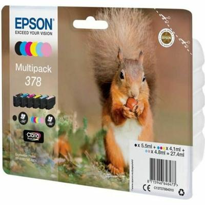Originele inktcartridge Epson Multipack 378 Geel Zwart Cyaan Magenta
