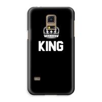 Samsung Galaxy S5 Mini Volledig Geprint Hoesje (Hard) - King zwart - thumbnail