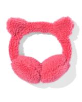 HEMA Kinderoorwarmers teddy (roze)
