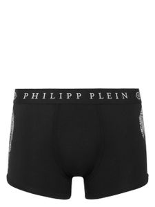 Philipp Plein boxers en coton à bande logo - Noir