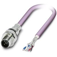 Phoenix Contact 1525652 Sensor/actuator inbouwconnector M12 Aantal polen (sensoren): 5 Stekker, inbouw 5.00 m 1 stuk(s)