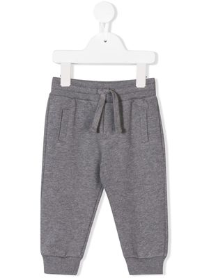 Dolce & Gabbana Kids logo plaque track pants - Gris