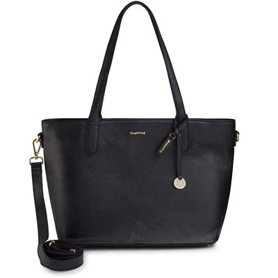 Bag2Bag Handtas/Schoudertas 15&apos;&apos; Paris Zwart