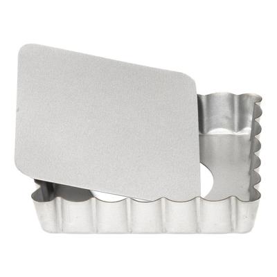 Patisse Taartvorm - mini - vierkant - 10 cm - quiche bakvorm