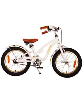 Volare miracle cruiser kinderfiets - meisjes - 16 inch - wit - prime collection