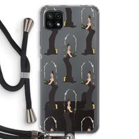 Pop Some Kim: Samsung Galaxy A22 5G Transparant Hoesje met koord