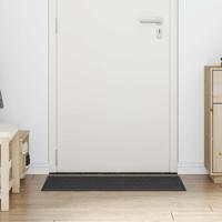 Deurmat Striped Zwart en Grijs 60 x 90 cm Polypropyleen, PVC Deurmat Striped Zwart en Grijs 60 x 90 cm Polypropyleen, PVC
