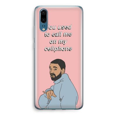 Hotline bling: Huawei P20 Transparant Hoesje