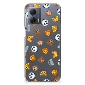 TPU bumper voor Motorola Moto G53 Dieren Emojis