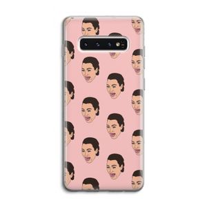 Ugly Cry Call: Samsung Galaxy S10 4G Transparant Hoesje