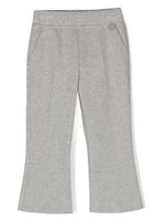 Monnalisa pantalon évasé à motif pied-de-poule - Gris - thumbnail