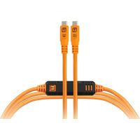 Tether Tools TetherPro Optima 10G USB-C, 1m (Straight to Straight) Orange