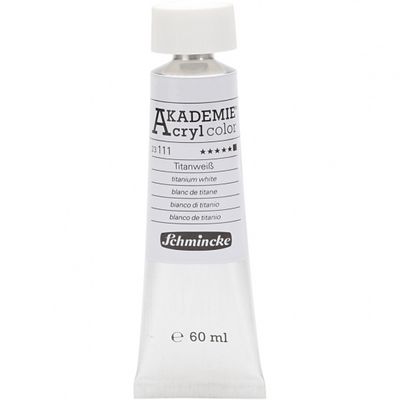 Schmincke tube acrylverf Akademie 60 ml titanium-wit Schmincke tube acrylverf Akademie 60 ml titanium-wit