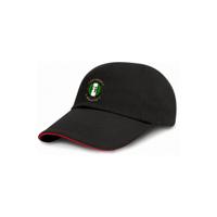 Pet zwart/rood - FR - Wat gaan we doen vandaag - logo voor