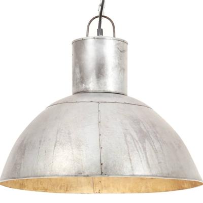 VidaXL Hanglamp rond 25 w e27 48 cm zilverkleurig