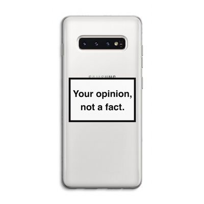 Your opinion: Samsung Galaxy S10 4G Transparant Hoesje