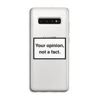 Your opinion: Samsung Galaxy S10 4G Transparant Hoesje
