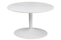 Salontafel Laurens Wit Keramiek Ø60cm - Giga Living