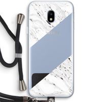 Biggest stripe: Samsung Galaxy J3 (2017) Transparant Hoesje met koord
