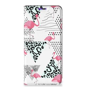 Samsung Galaxy A22 4G | M22 Hoesje maken Flamingo Triangle