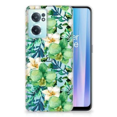 OnePlus Nord CE 2 5G | TPU Case | Orchidee Groen OnePlus Nord CE 2 5G | TPU Case | Orchidee Groen